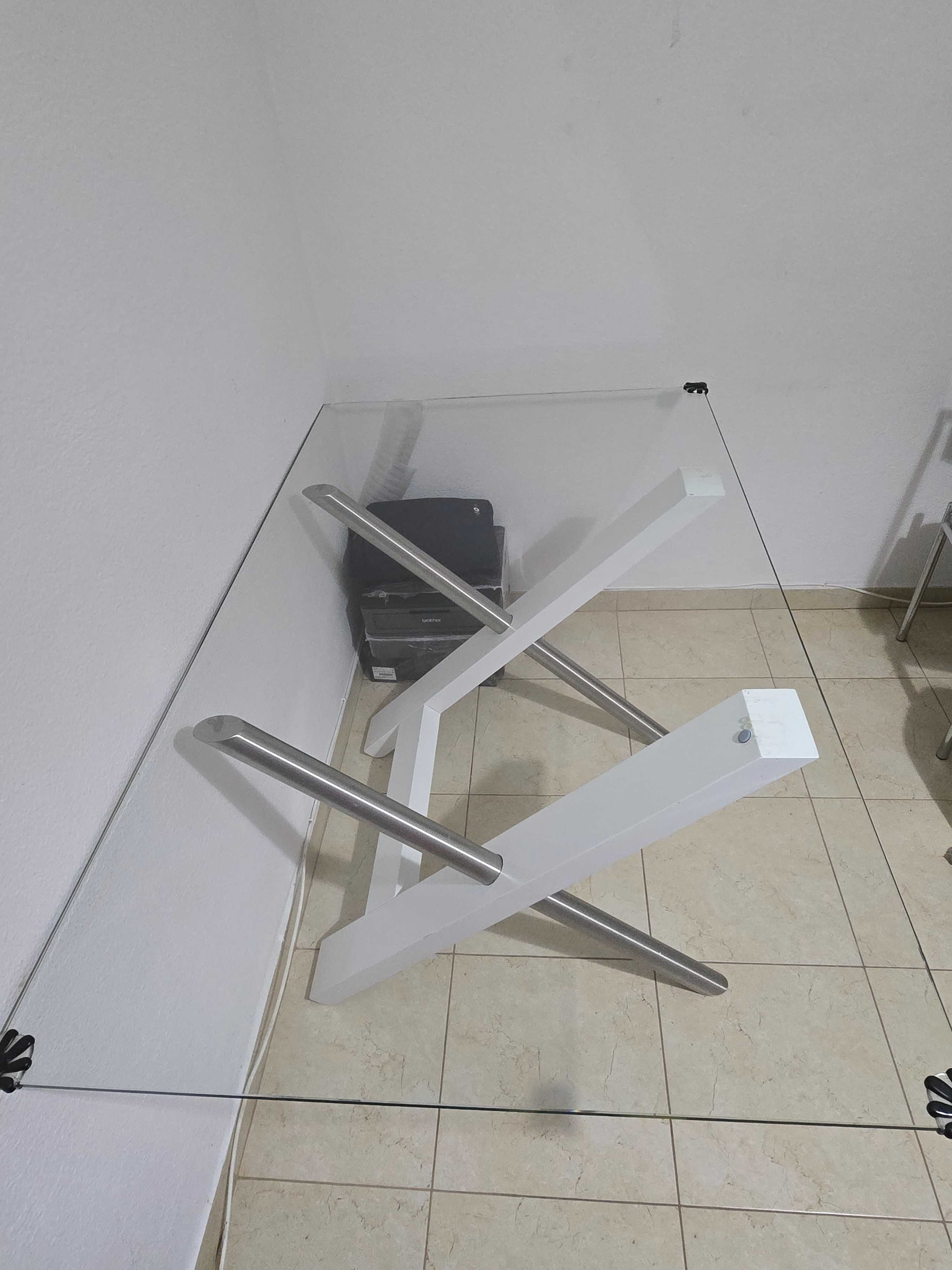 Mesa de vidro sala