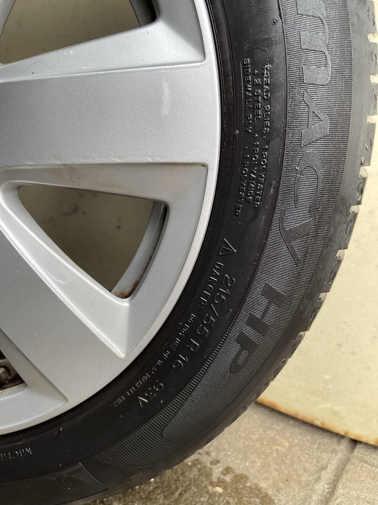 4 jantes 5x112 VW com pneu