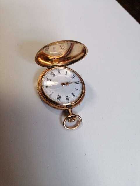 Złoty kieszonkowy zegarek GENEVE 1896