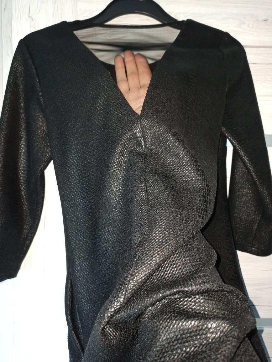 Czarna sukienka rozm. 38 + letnia gratis