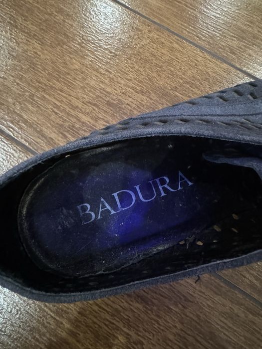 Чоловічі черевикі туфлі шкіряні Badura