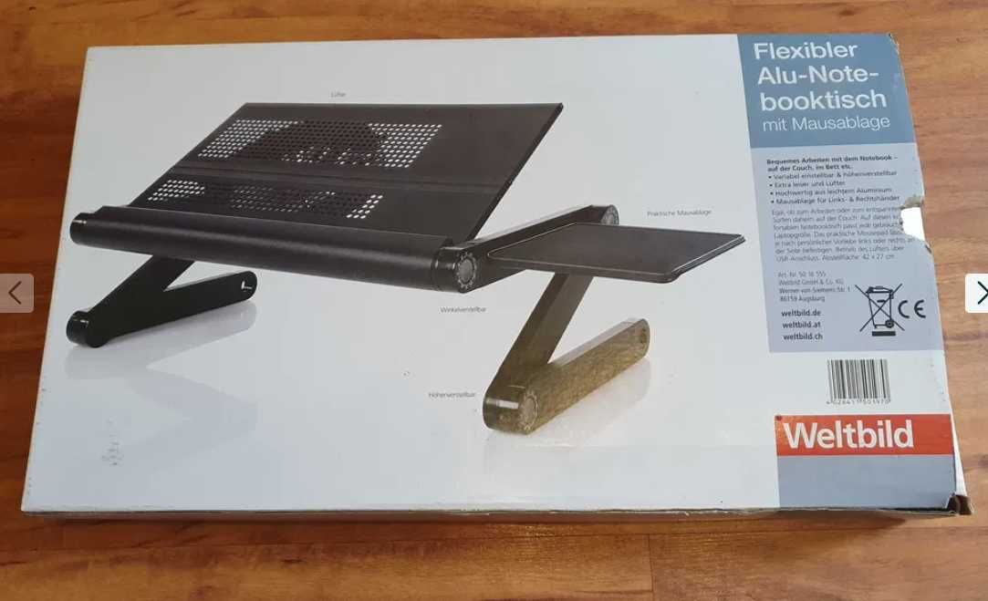Podstawka do laptopa tableta aluminiowa Weltbild