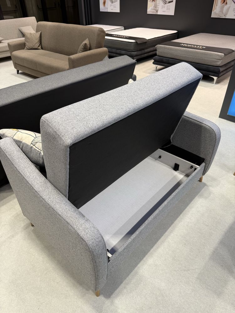 NOWA VOX Sofa 2 osobowa piekna 140 dluga unikalna szara