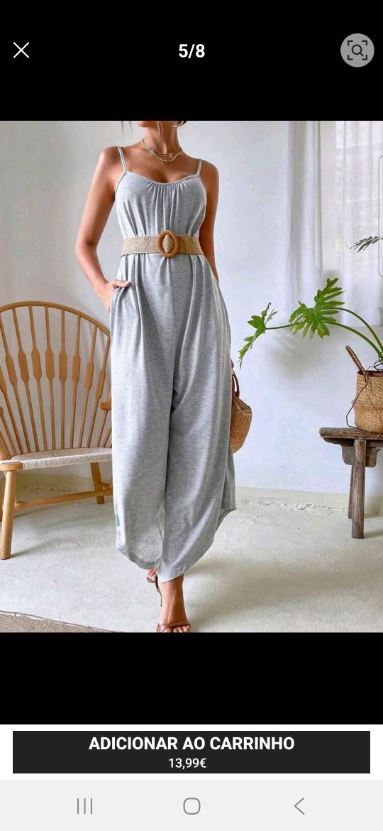 Macacão Jumpsuit com bolso Lindíssimo