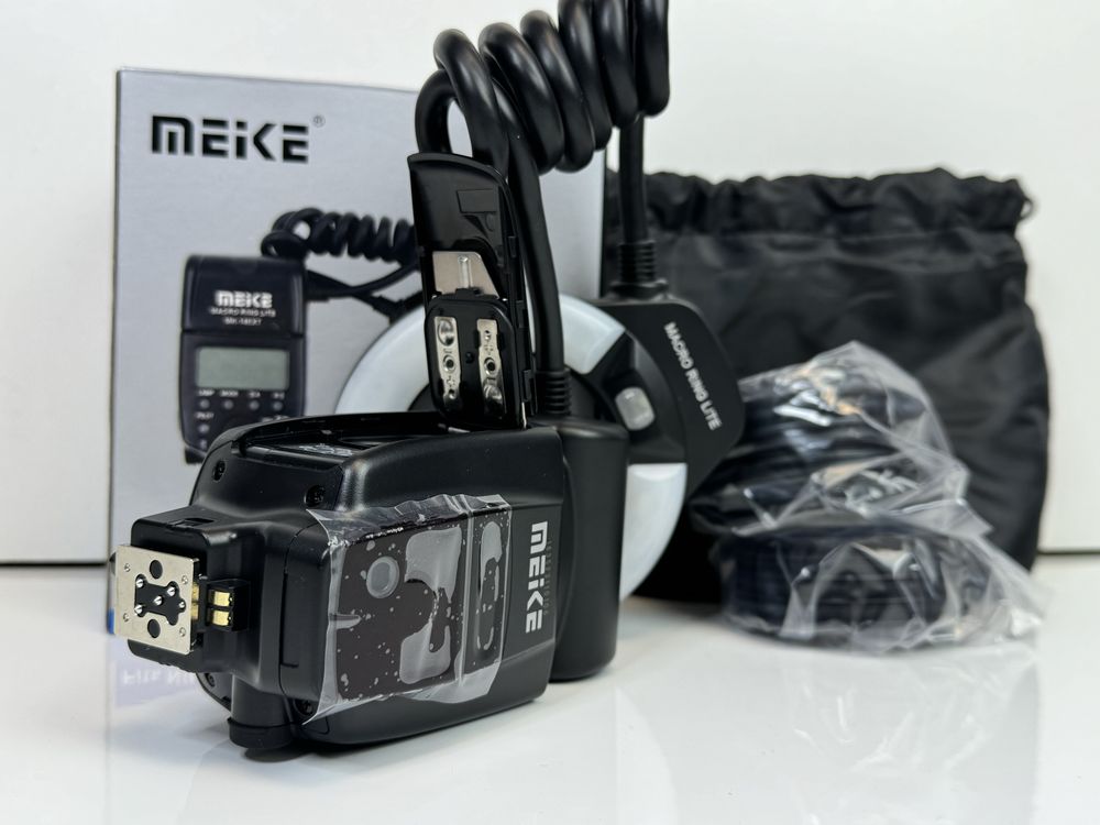 Новий Кільцевий макро спалах TTL Meike МК-14EXT fits Nikon