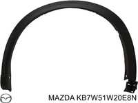 Накладка арок передняя правая Mazda CX5 17-21