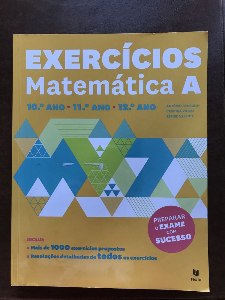 Livros preparação para o exame de matemática