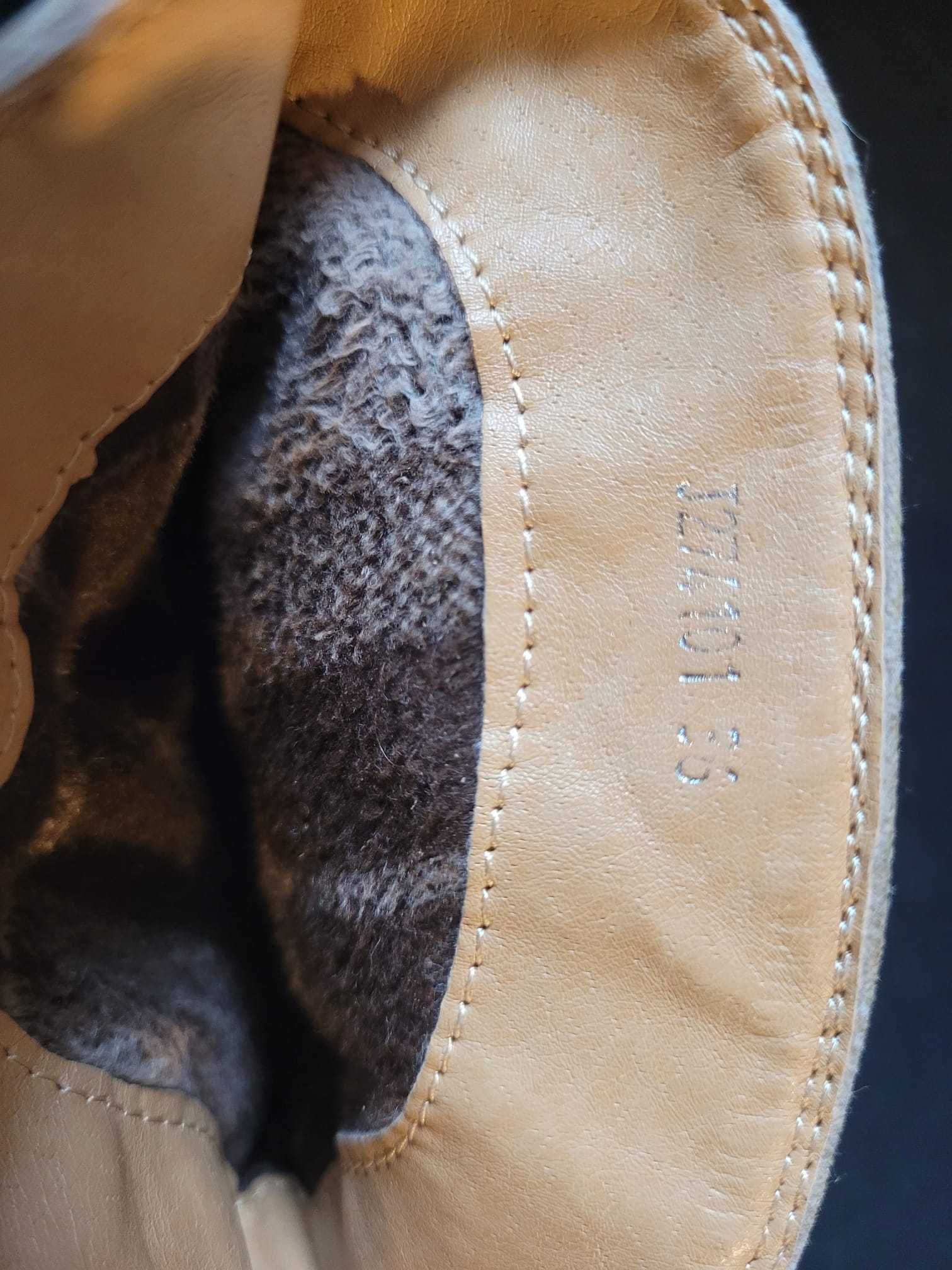 Buty damskie "kowbojki" Big Star, zamsz, rozmiar 36
