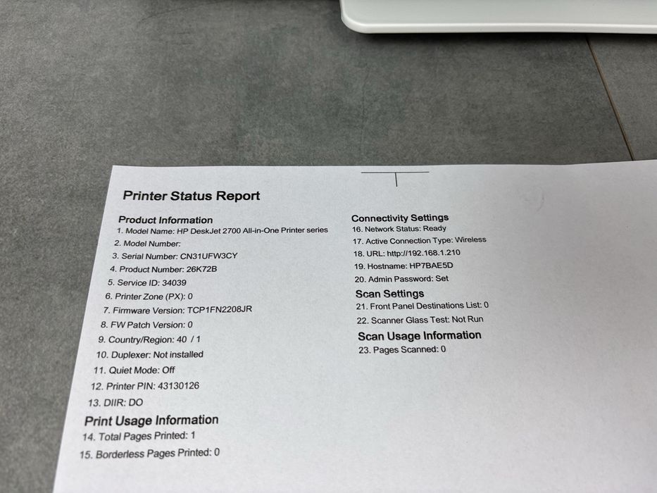 [OD FIRMY] drukarka z gwarancja i tuszem HP 2710e skaner ksero wifi