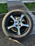 Jantes com pneu aro 15 megane 100mm pneus em bom estado