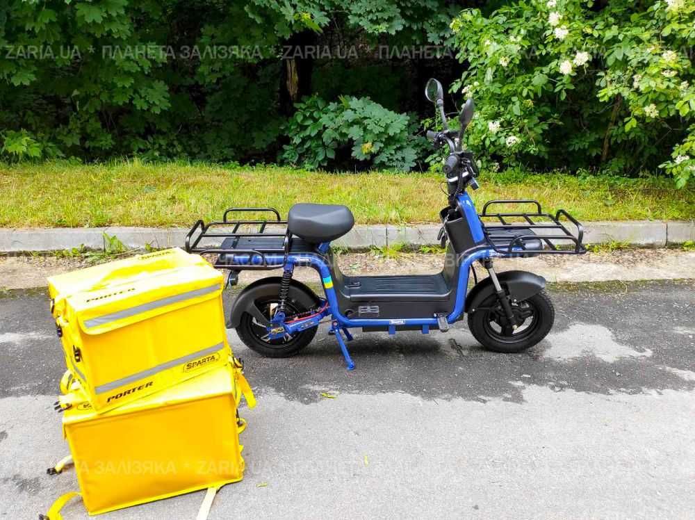 Електровелосипед SPARTA PORTER (60v-800w) (синій, жовтий)