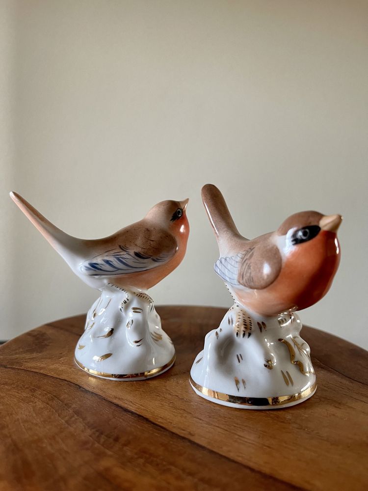 Artibus Pássaros Figuras Porcelana