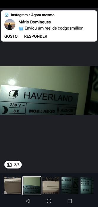 Aquecedor Haverland 13760 Klcal/hora