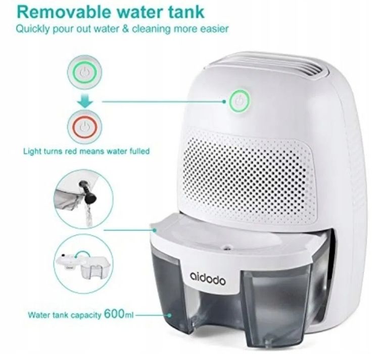 Osuszacz powietrza Aidodo Mini Osuszacz Elektryczny 22,5 W 0,3 l/24 h