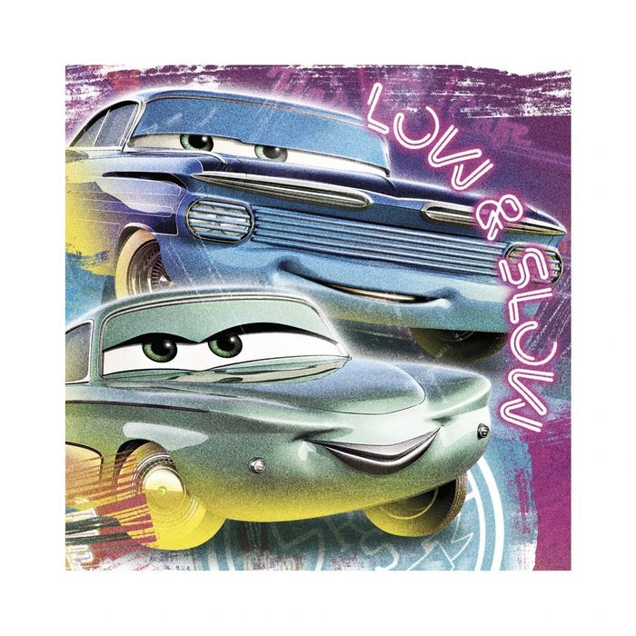 Puzzle dla dzieci Auta Cars Kumple 3 x 55 el.