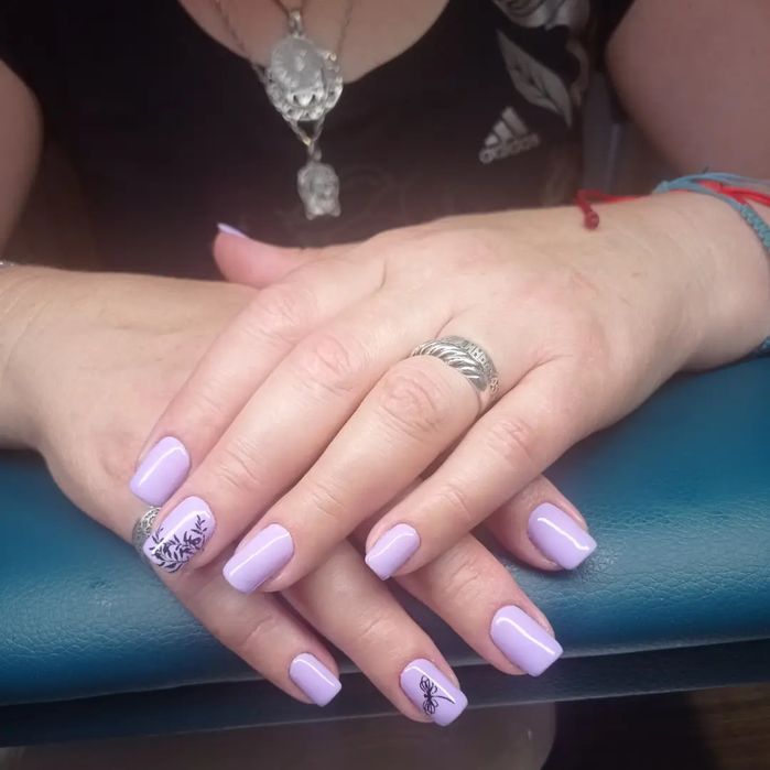 Манікюр. Чистка + покриття.                      Педикюр - пальчики