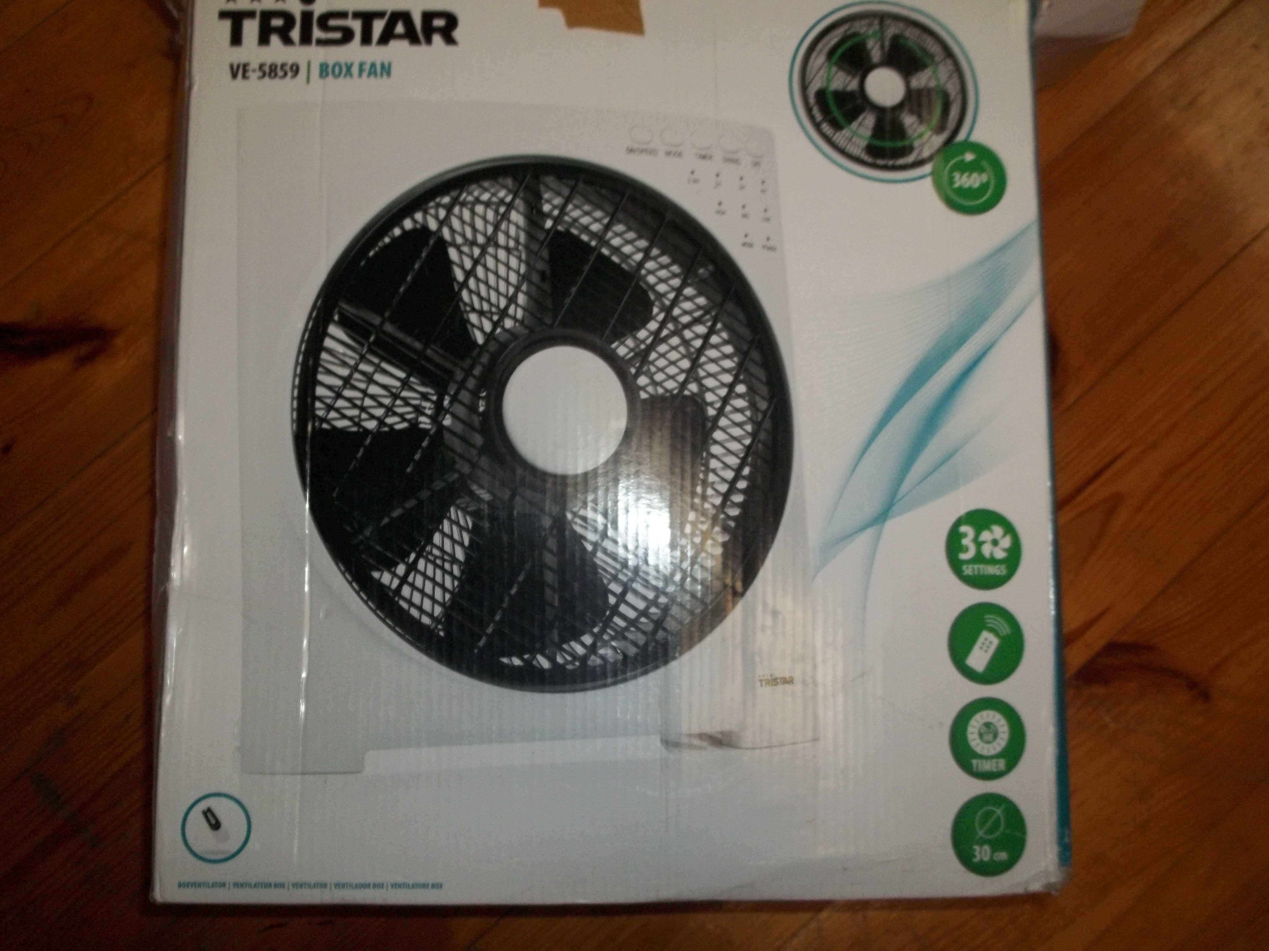 Tristar VE-5859 wentylator stołowy, 40 W, biały