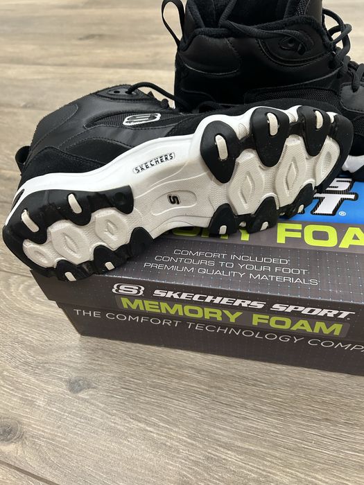 Ботинки зимние кожа замша Skechers 41р