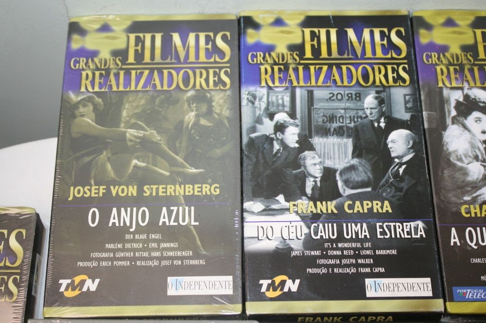 8 cassetes VHS Filmes Grandes Realizadores