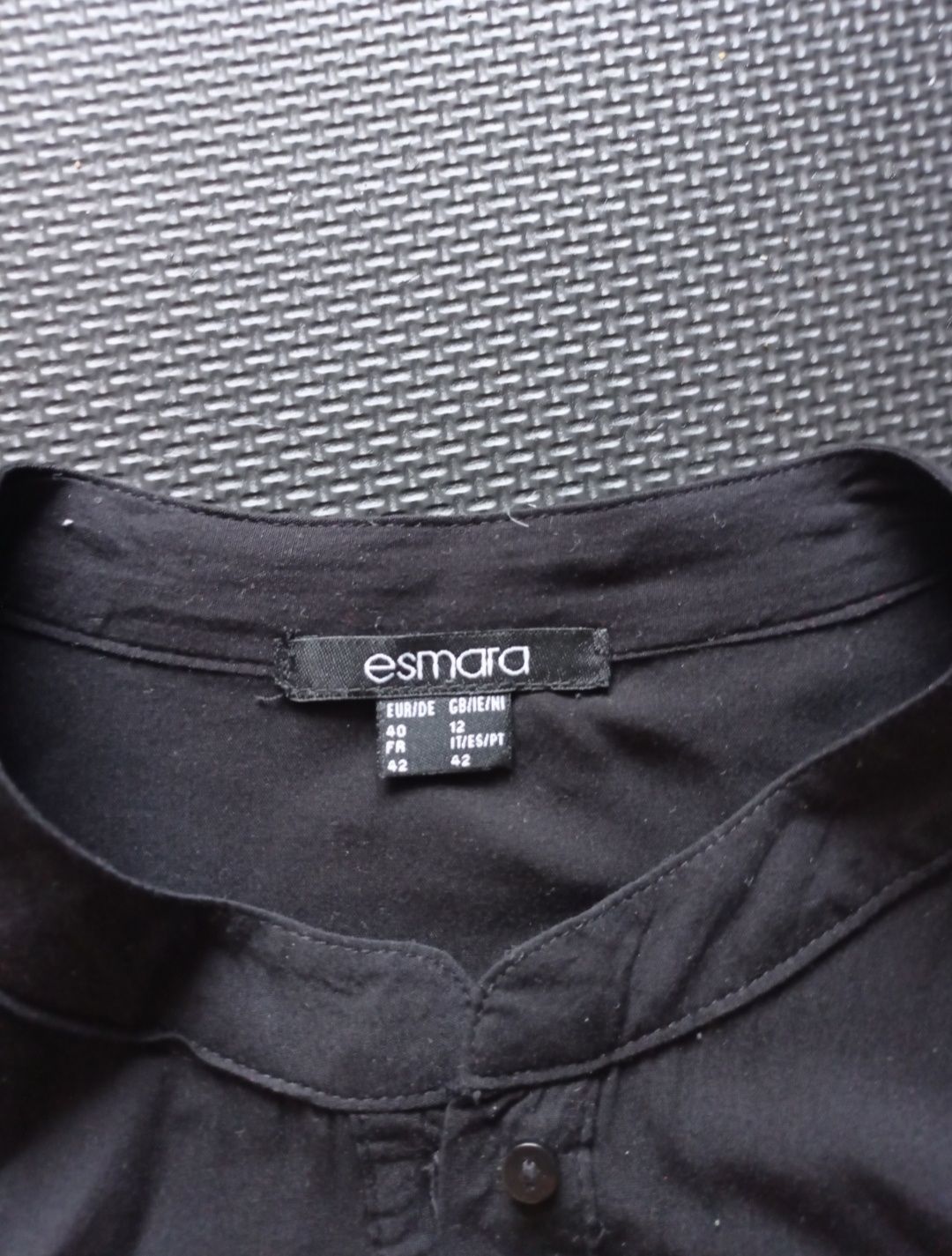 Sukienka ciążowa rozkloszowana koszula czarna r. 40 Esmara