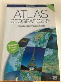 Atlas geograficzny. Polska, kontynenty, świat nowa era.