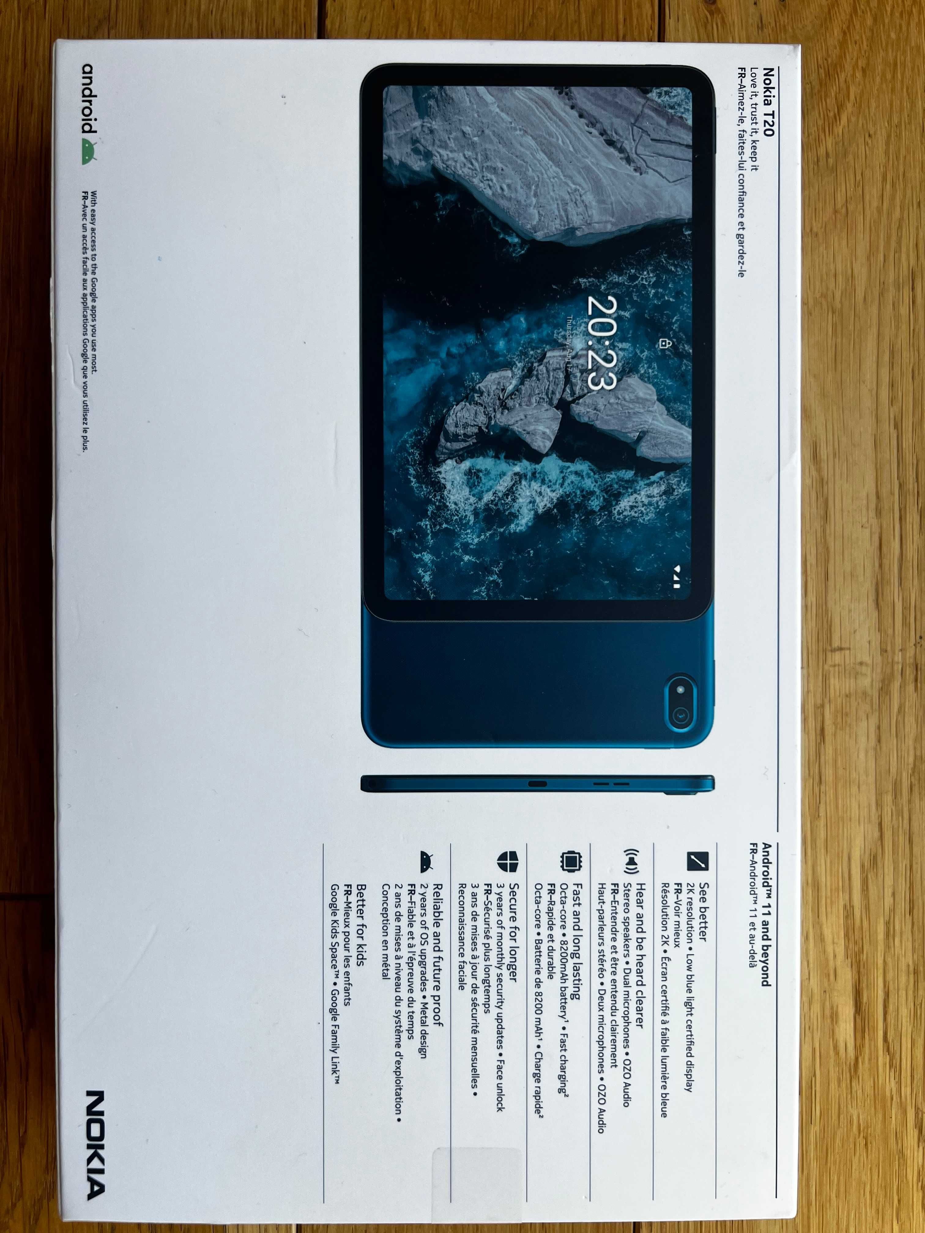 Nokia T20 (WiFi) 10,36", Tablet, 4 GB RAM, 64 GB, Android 11, Niebiesk
