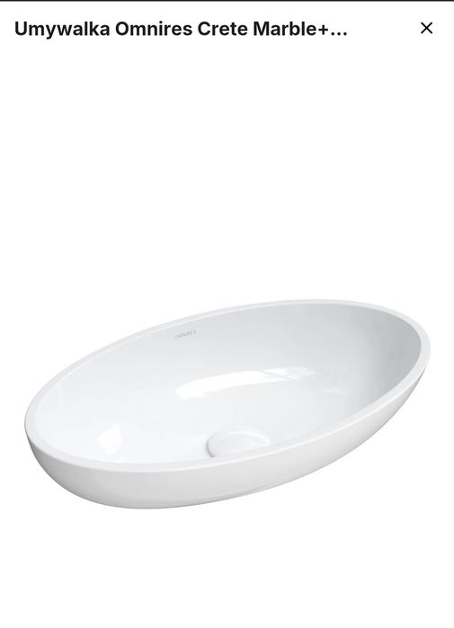 UmywalkaOmnires Crete Marble+ 51x30cm