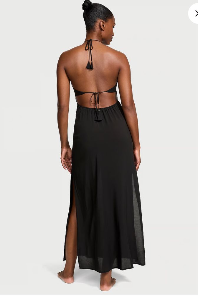 Victoria's Secret swim Beachwear Halter Maxi Dress платье, сарафан