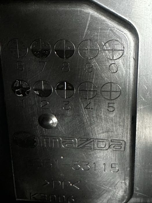 Передня панель установочна телевізор мазда mazda 2