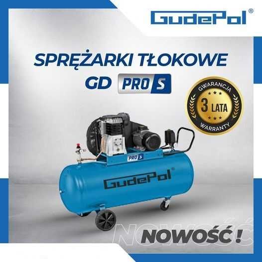 Kompresor / Sprężarka GudePol  10 Bar 270L    GD 38/270/510 3F PRO-S