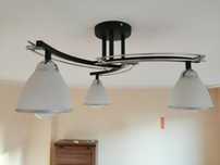 Lampa sufitowa potrójna