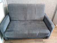 Sofa dwuosobowa / szara