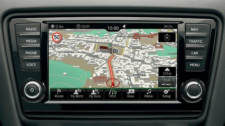 SD карта навигации Skoda/VW/Seat MIB1 MIB2 2024