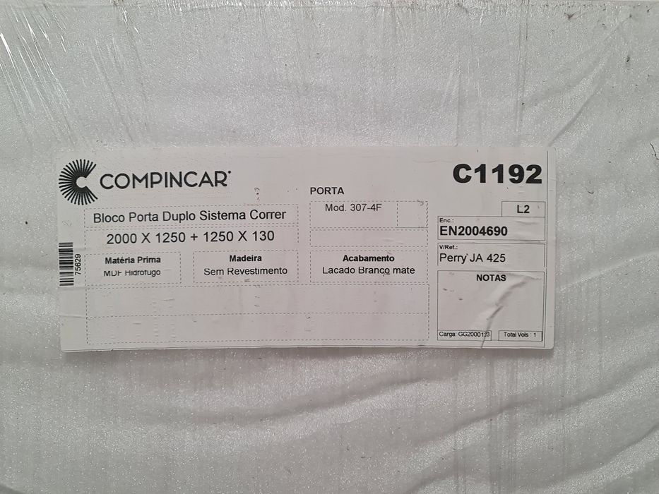 Porta de correr branca NOVA