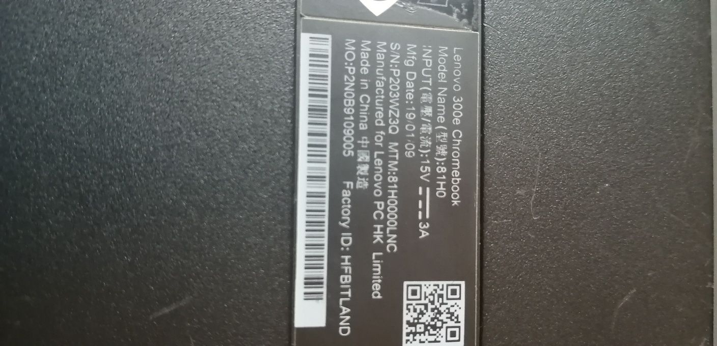 Chromebook Lenovo 300e 4/32Gb