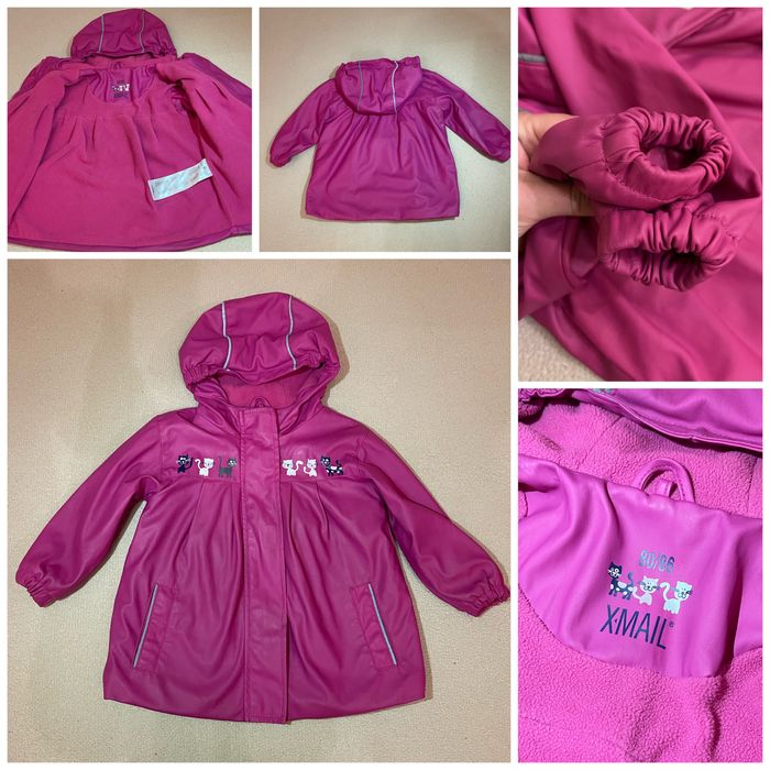 Детская куртка на девочку, George парка теплая джинсовая Ergee