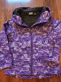 Bluza, kurtka w odcieniach fioletu, weatherproof na 6 lat.