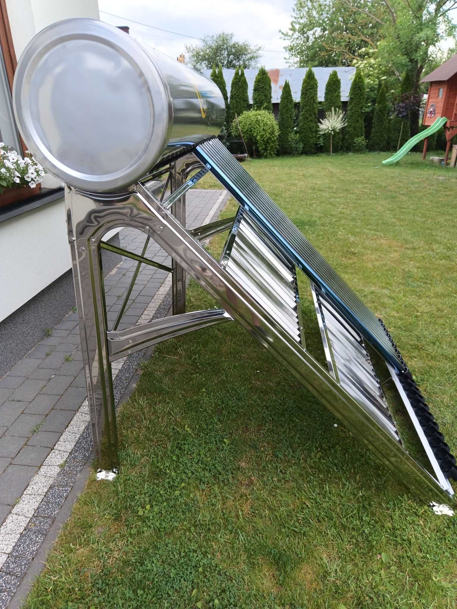 Ciśnieniowe Kolektory Słoneczne - Solarny podgrzewacz 100L Nierdzewny