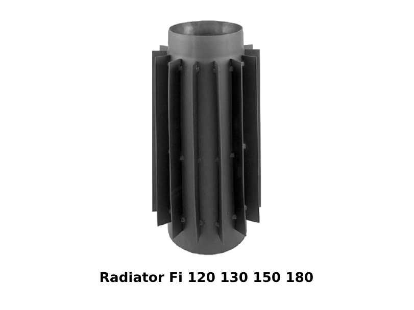 Radiator stalowy do pieca rura żebrowana żaroodporny 120, 130, 150 180