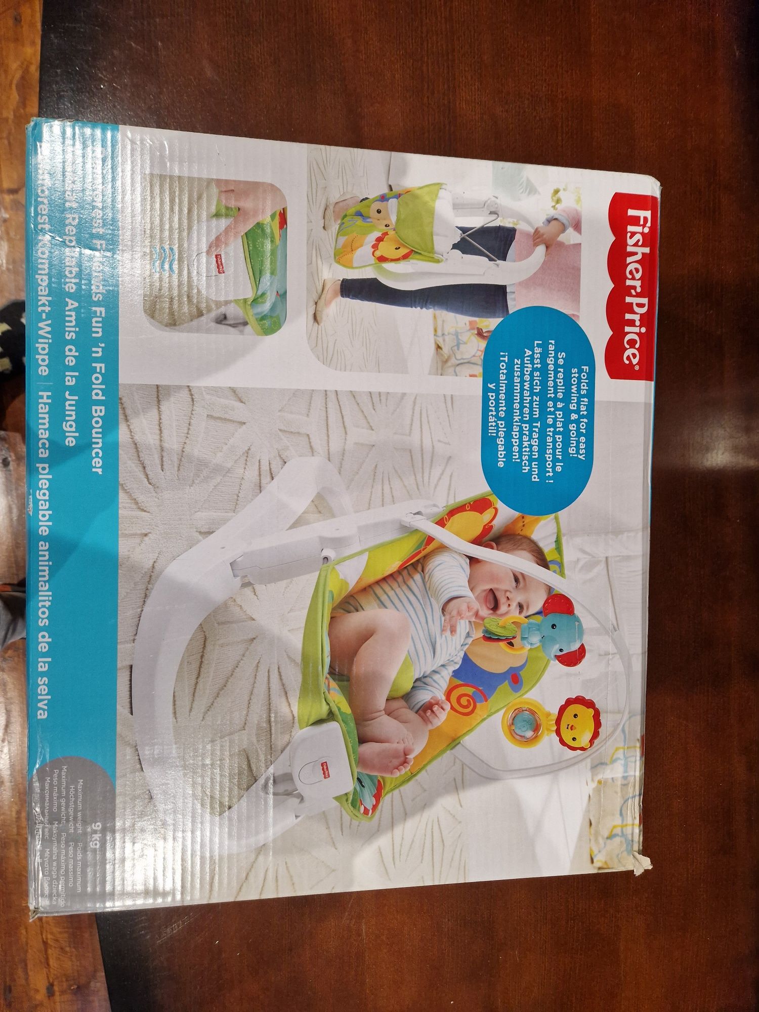 Fotelik leżaczek  fisher price  9kg od urodzenia