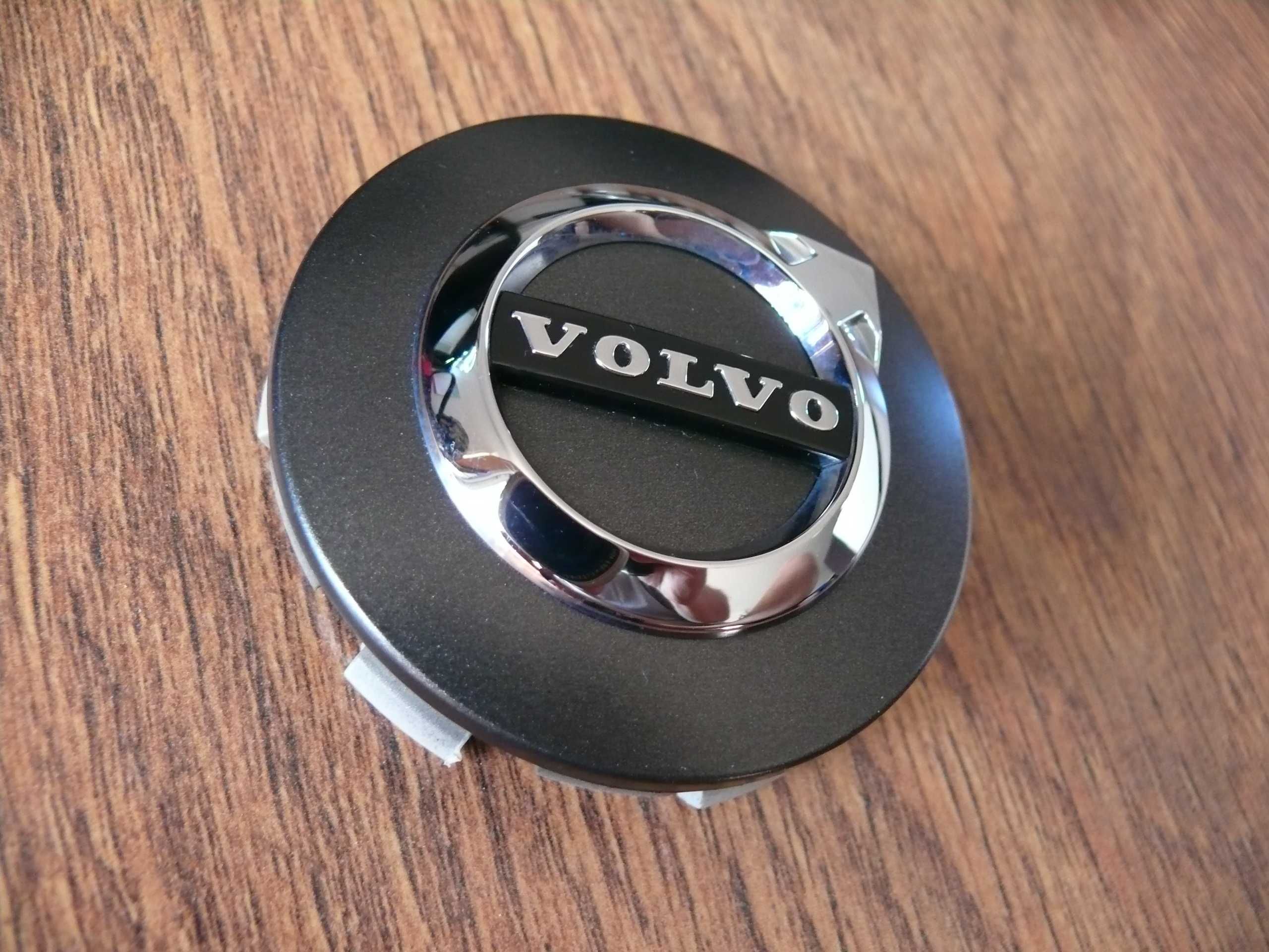 Volvo 64mm Oryginalne Dekielki Alufelg - Komplet