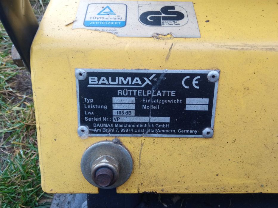 Ubijarka Zagęszczarka do Gruntu Spalinowa Baumax