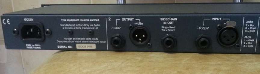 Controlador de som LA Audio GCX-20