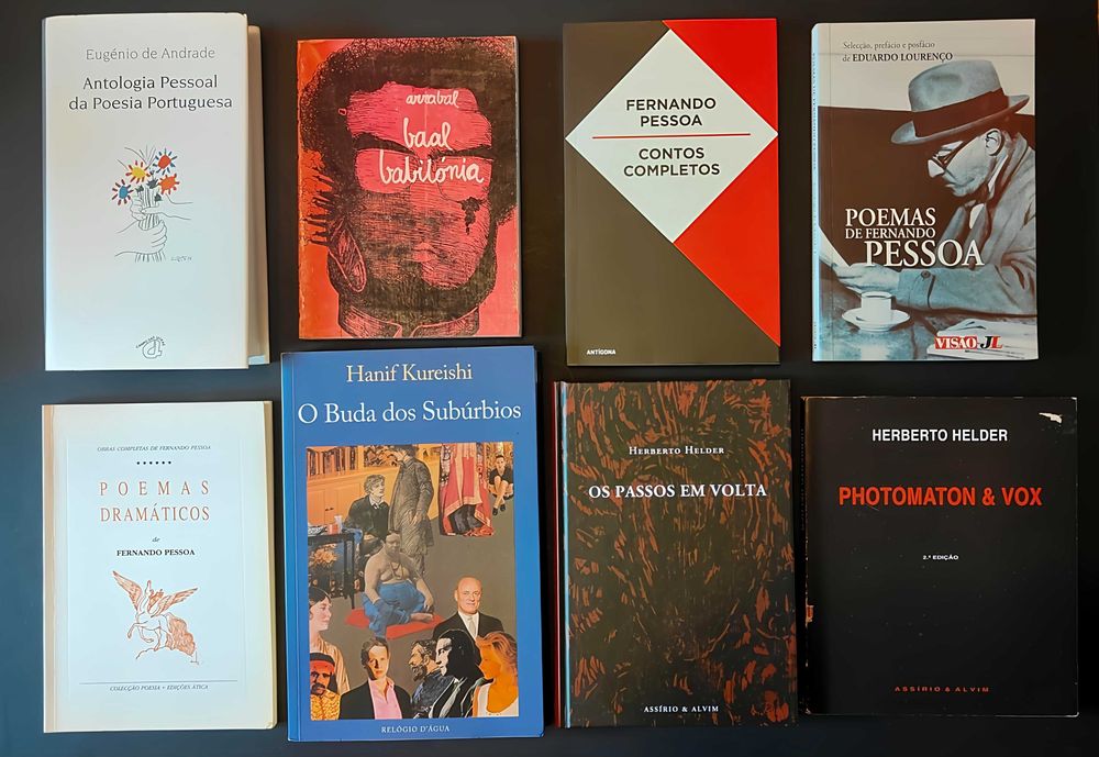 38 livros poesia portuguesa e literatura internacional, Lote 170€