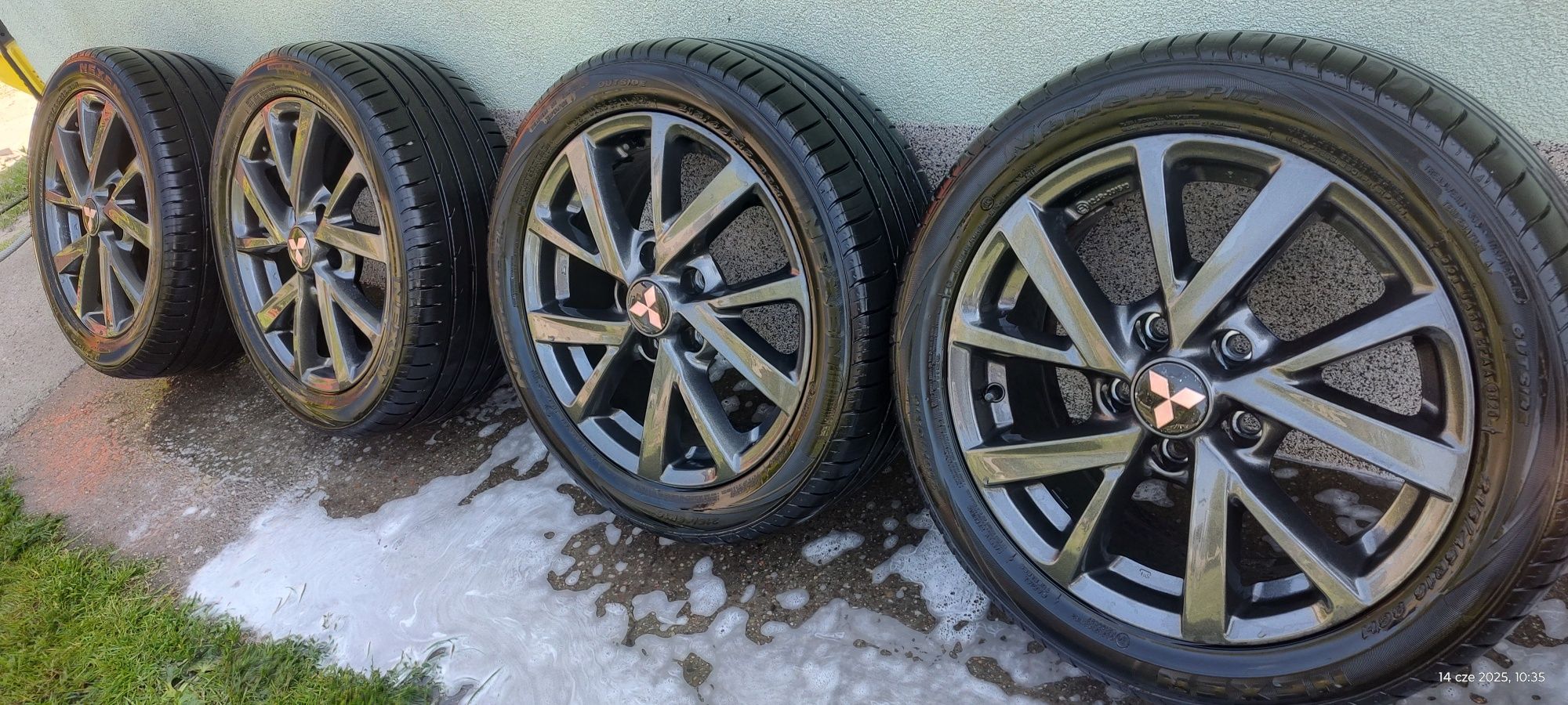 Alufelgi 5x114.3 z oponami 215/45/16 możliwa wymiana