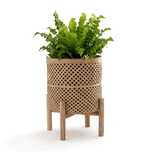 LA REDOUTE Vaso com suporte, em bambu, Ø31,5 cm Bambu