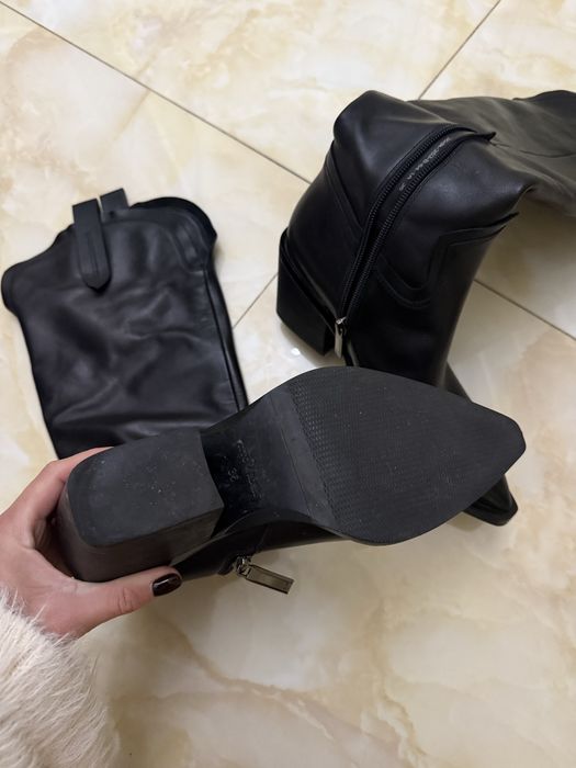 Казаки сапоги Vitto Rossi шкіра на байці