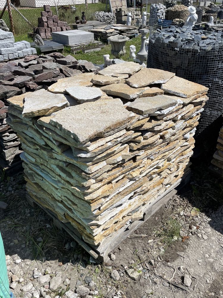 Kamień Naturalny Twardy Łupek Taras Schody Ściana Okładzina WAWER