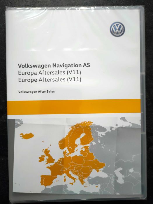 VOLKSWAGEN Nawigacja Discover Media Mapa Europy (V11) KARTA SD FOLIA