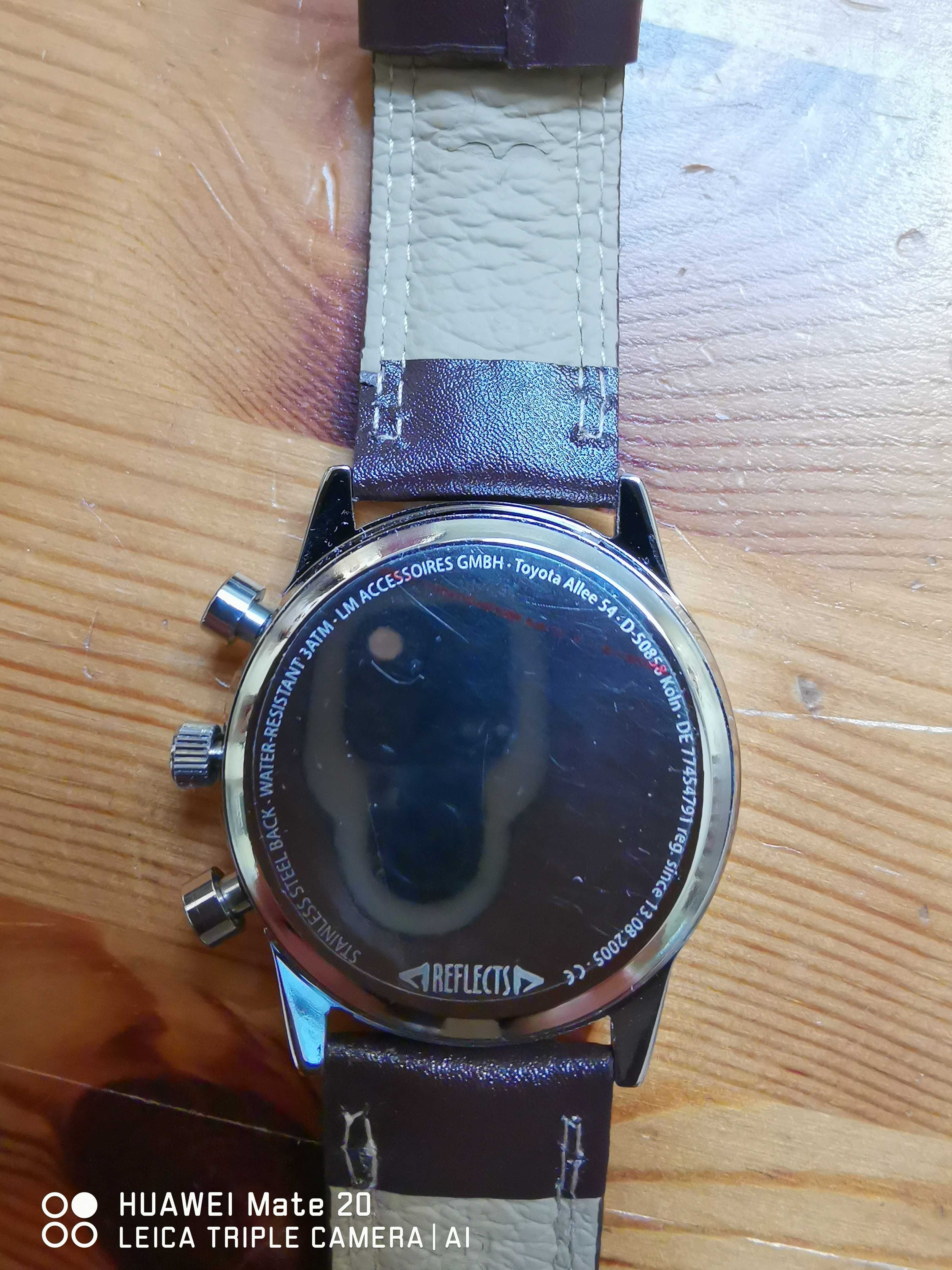 Zegarek z logo OSCE (OBWE), japonski mechanizm kwarcowy.